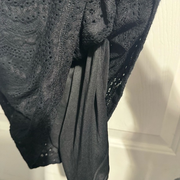 NWT Thyme Maternity Midi Dress Black Medium - Picture 11 of 14